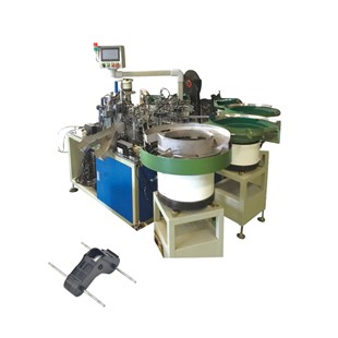 V型双惯全自动组装机Equipment name: 1.5/2.5 pressure tooth box  assembly machine